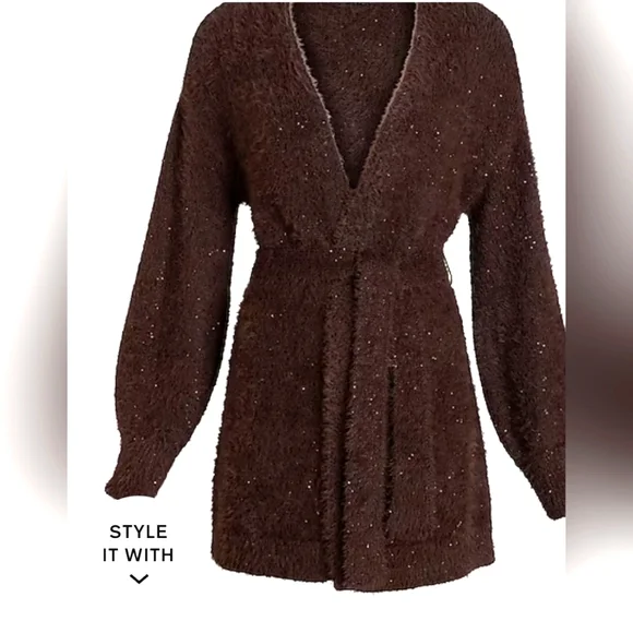 NWT. Stylish Cardigan - Picture 2 of 4